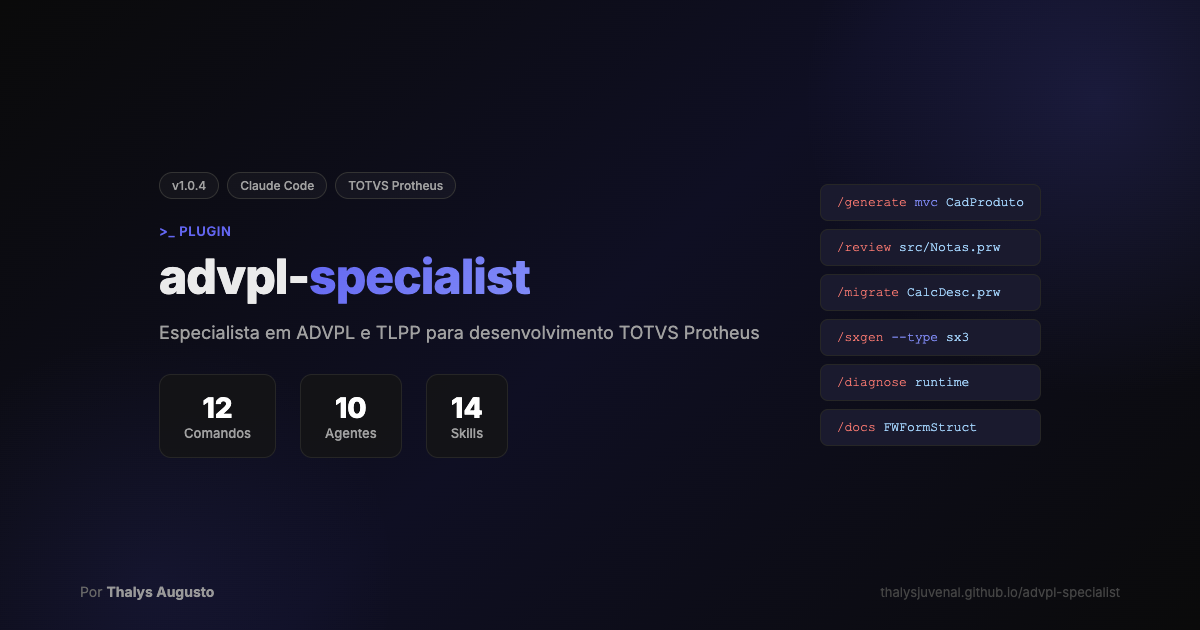 Instalacao | advpl-specialist